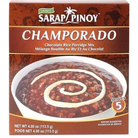 Galinco Sarap Pinoy Champorado Mix 113g, Pack Of 24