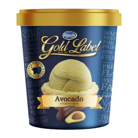 Magnolia Gold Label Avocado Ice Cream 800 ml, Pack Of 6