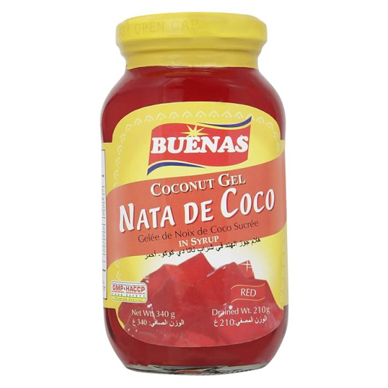 Buenas Coconut Gel Red 340g, Pack Of 24