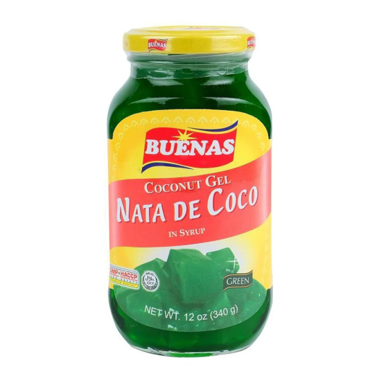 Buenas Coconut Gel Green 340g, Pack Of 24