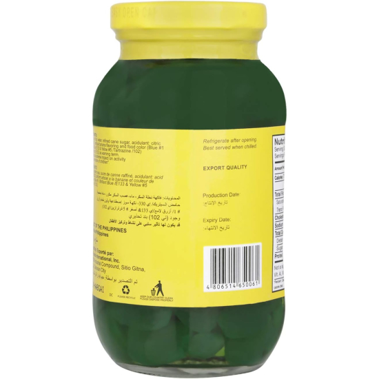 Buenas Sugar Palm Fruit Green Kaong In Syrup 340g, Pack Of 24