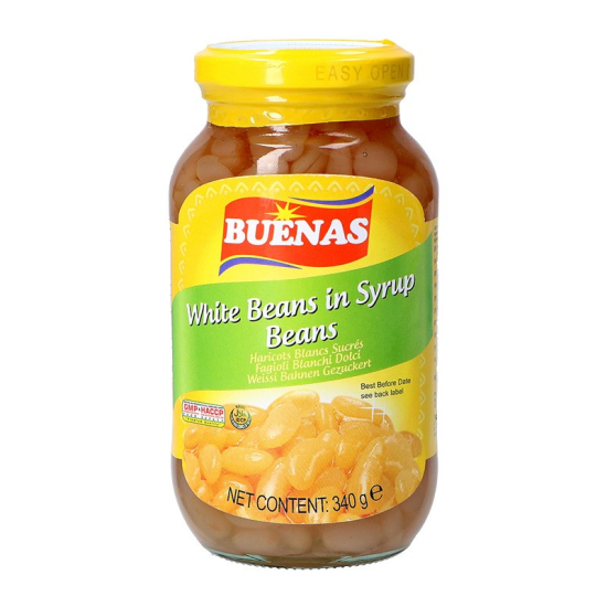 Buenas White Beans in Syrup 12 Oz, Pack Of 24