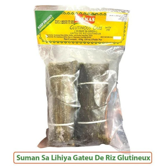 Buenas Glutinous Cake With Suman sa Lihiya Frozen 454g, Pack Of 25