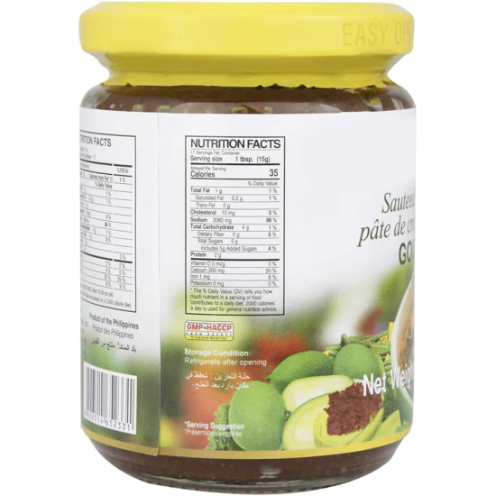 Buenas Bagoong Garlic 250g, Pack Of 24