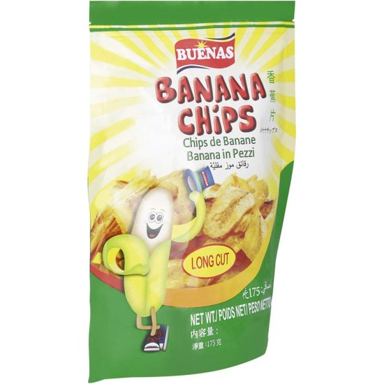 Buenas Banana Long Cut Chip 175g, Pack Of 20