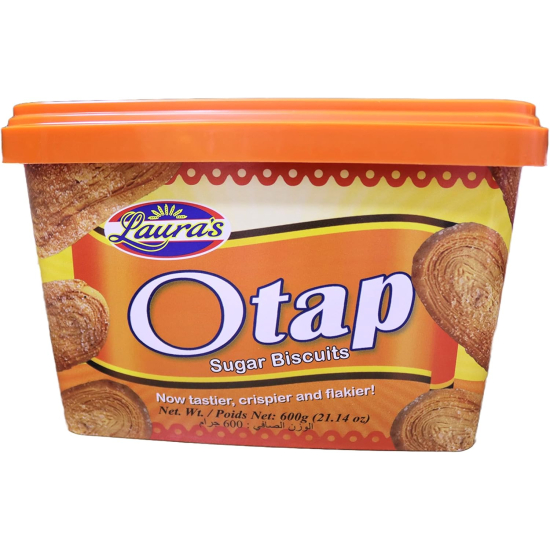 Laura's Otap Sugar Biscuit 600g, Pack Of 12