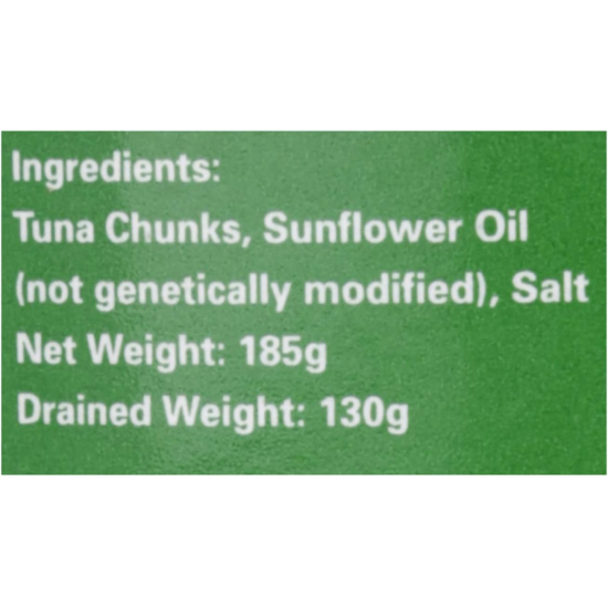 Heinz Tuna Chunks in Sunflower Oil 185g, Pack Of 48