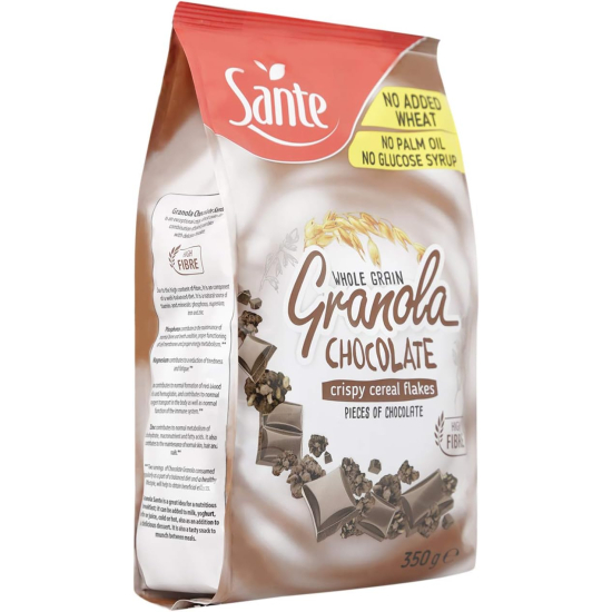 Sante Whole Grain Granola With Chocolate, 14x350g