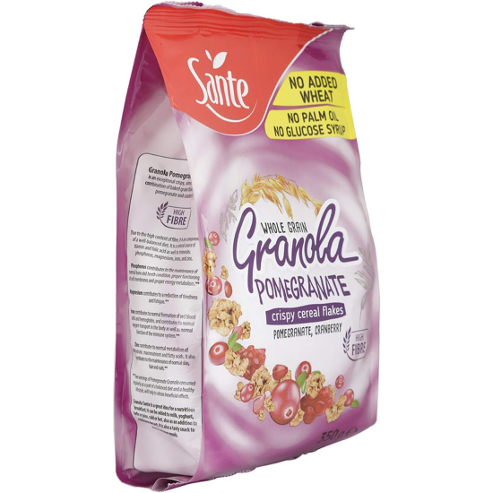 Sante Granola Pomegranate Crispy Cereal Flakes, 14x350g