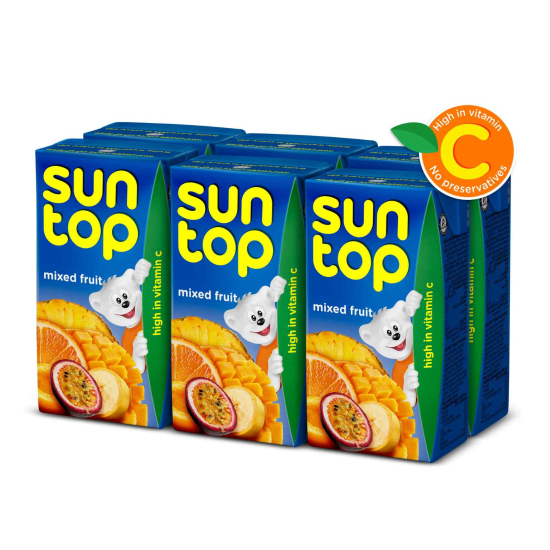 Suntop Juice Mixed Fruit Juice 4x6x250 ml