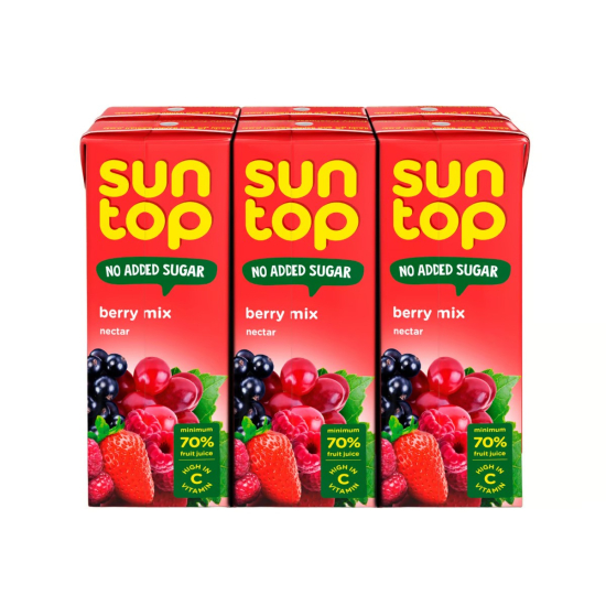 Suntop Berry Mix Nectar Drink, 3x6x180 ml