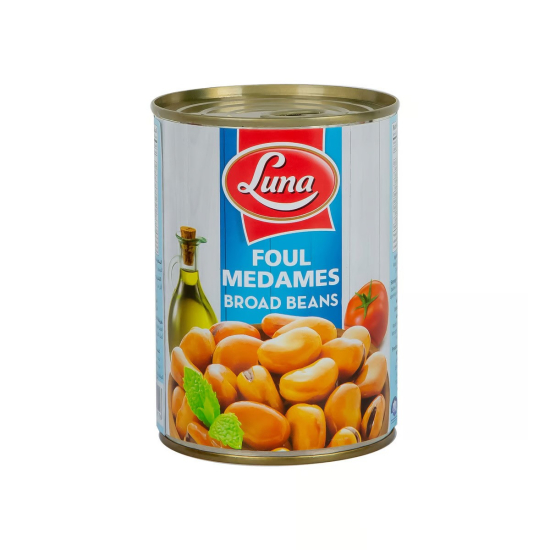 Luna Foul Medames Broad Beans 380g, Pack Of 24