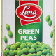 Luna Canned Green Peas 380g, Pack Of 24