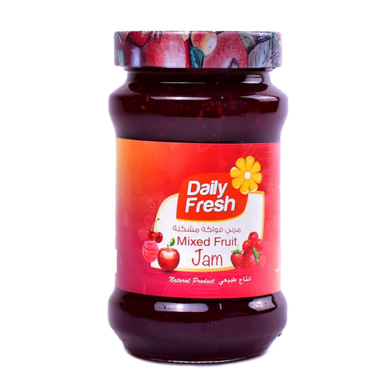 Daily Fresh Mixed Fruit Jam 450g, Pack Of 12