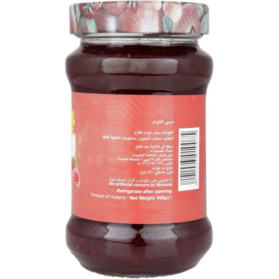 Daily Fresh Raspberry Jam 450g, Pack Of 12