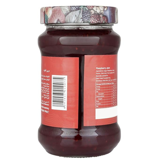 Daily Fresh Raspberry Jam 450g, Pack Of 12