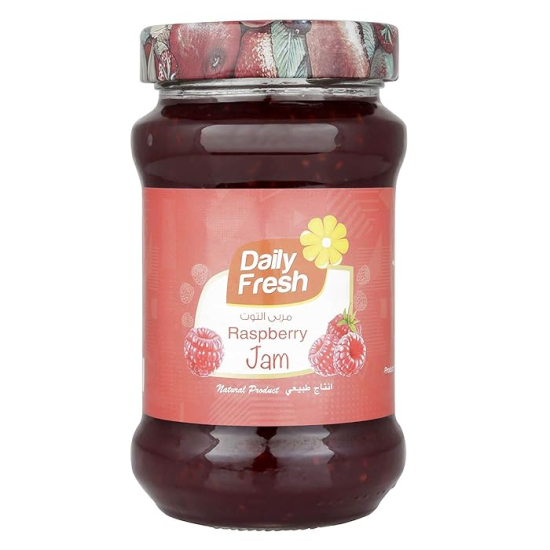 Daily Fresh Raspberry Jam 450g, Pack Of 12