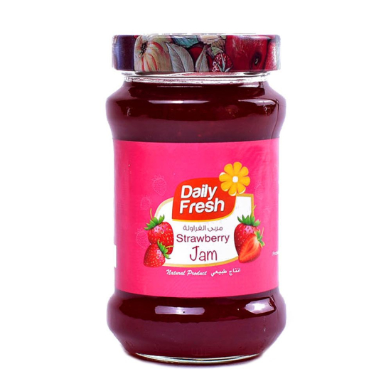 Daily Fresh Jam Strawberry 450g, Pack Of 12