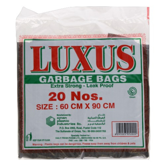 Luxus Garbage Bag 20 Pieces 60x90cm, Pack Of 20