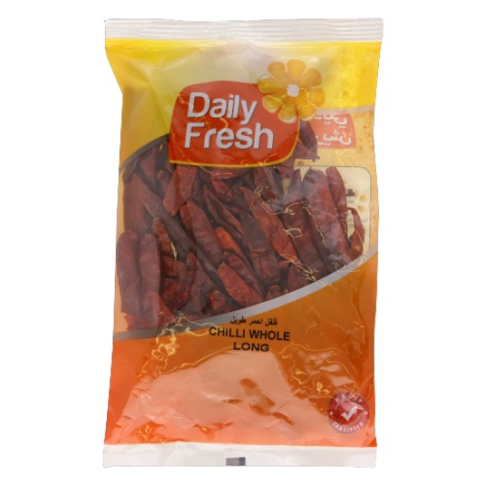 Daily fresh Chilli Whole Long 24x100g, Pack Of 7