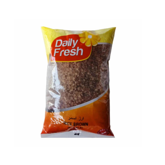 Daily Fresh Rice Brown 1kg, Pack Of 12