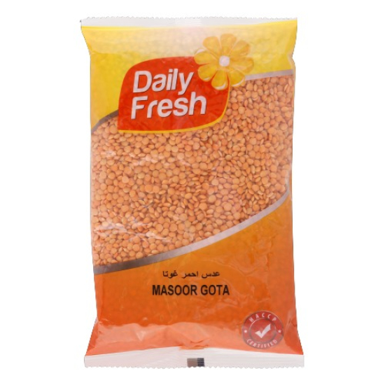 Daily Fresh Masoor Gota 1kg, Pack Of 12