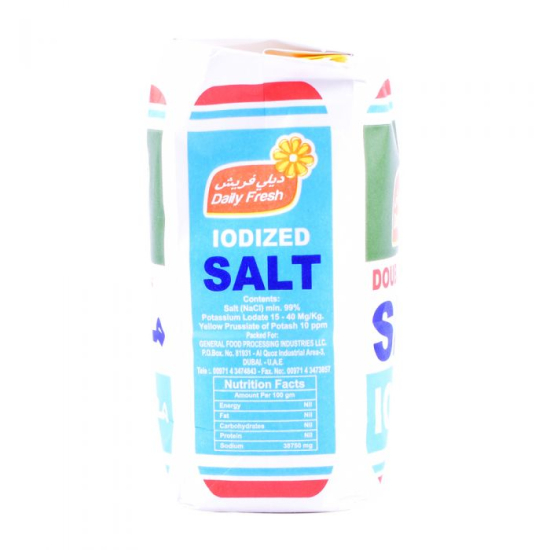 Daily Fresh Salt Pkt 1kg, Pack Of 12