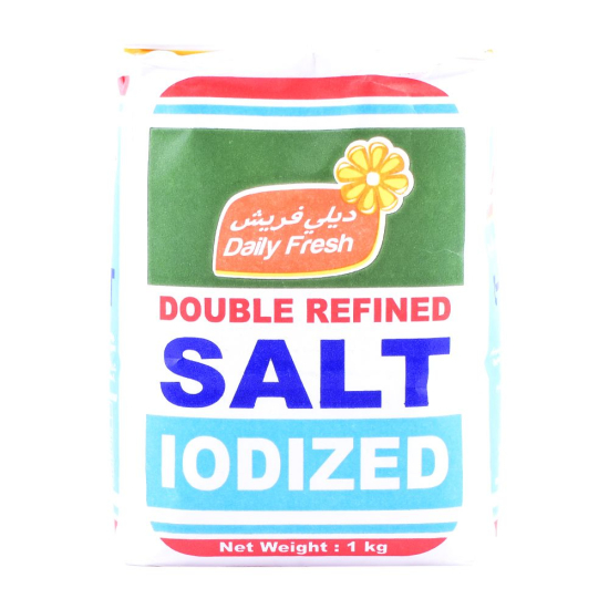 Daily Fresh Salt Pkt 1kg, Pack Of 12