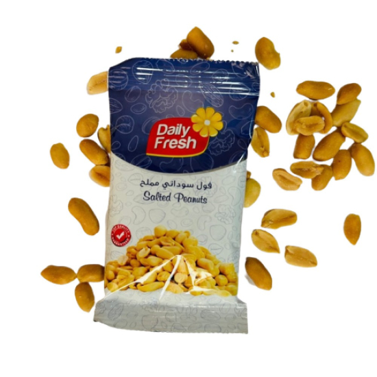 Daily Fresh Salted Peanuts 13g, Pack Of 24