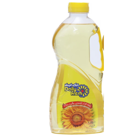 Daily Fresh Sunflower Oil 1.5ltr, Pack Of 6