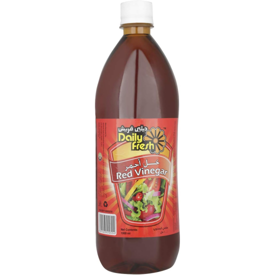 Daily Fresh Vinegar Red Bottle 1000 ml, Pack Of 12