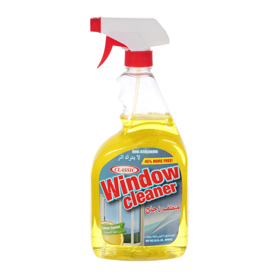 Classic Window Cleaner Lemon 946 ml, Pack Of 24