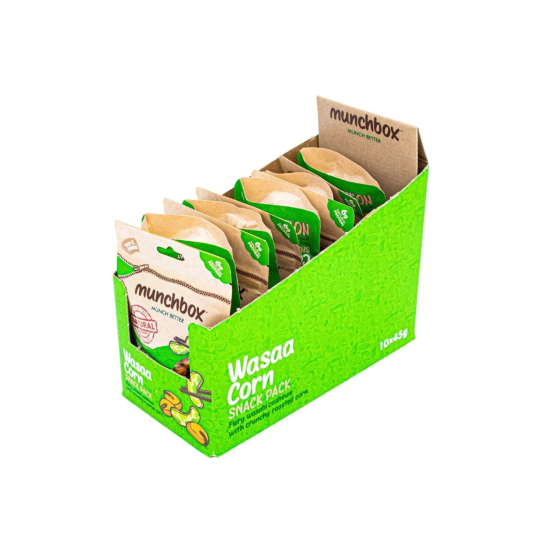 Munchbox  Wasaa Corn Sharing Pack 150g, Pack Of 10