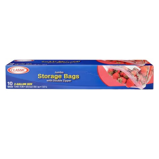 Classic Storage Bag 2 Gal 10 Pieces, Pack Of 24