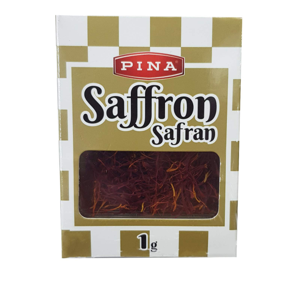 Pina Saffron Plastic Box 12X1g