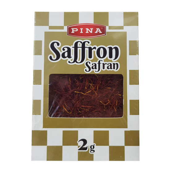 Pina Saffron Plastic Box 12g, Pack Of 12