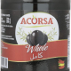 Acorsa Olives Black Plain Jar 12x200g, Pack Of 4