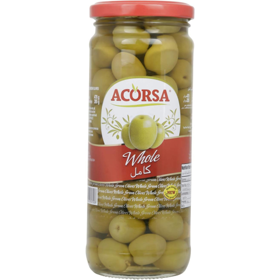 Acorsa Olives Green Plain Jar 12x285gm L/Jar, Pack Of 3