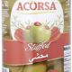 Acorsa Olives Green Stuffed Jar 12x285g L/Jar, Pack Of 3