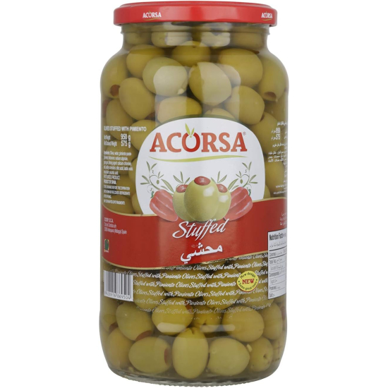 Acorsa Olives Green Stuffed Jar 12x200gm, Pack Of 4