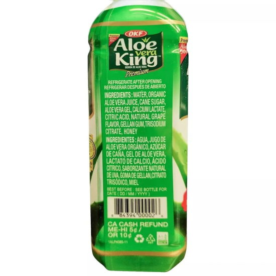 OKF Aloe Vera King Drink Original 500 ml, Pack Of 20