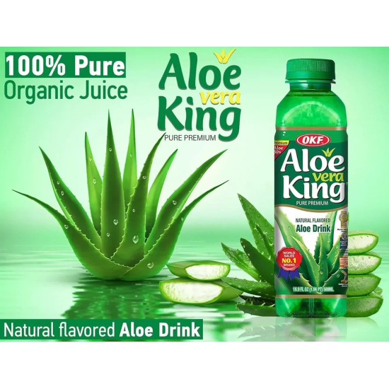 OKF Aloe Vera King Drink Original 500 ml, Pack Of 20