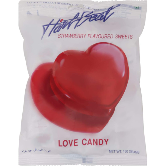 Hartbeat Strawberry Love Candy 150g, Pack Of 40