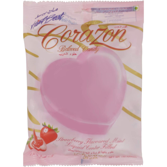 Hartbeat Corazon Beloved Strawberry Candy 150g, Pack Of 40