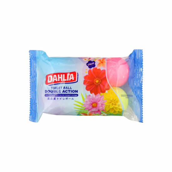 Dahlia Toilet Ball Double Action 6 Pieces 1x12's, Pack Of 6