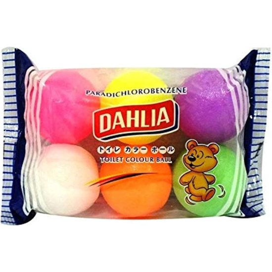 Dahlia K-32 Toilet Ball 6 Pcs, 1x12's Colour, Pack Of 3