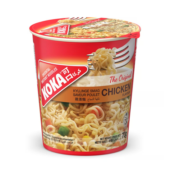 Koka Cup Noodles Chicken 70g, Pack Of 24