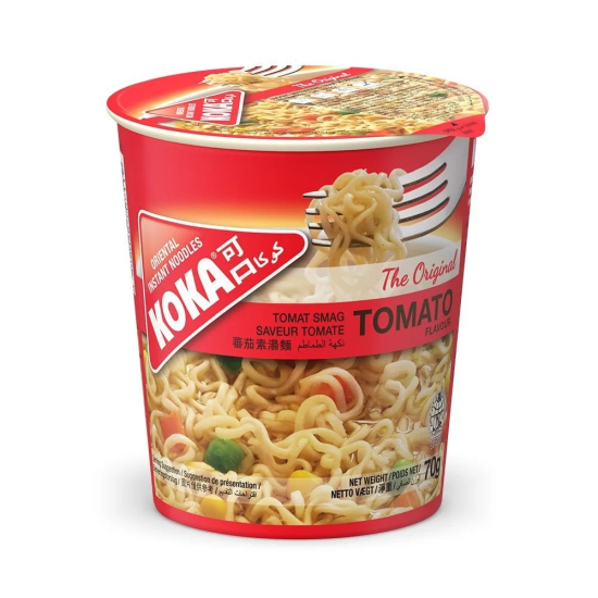 Koka Cup Noodles Tomato 70g, Pack Of 24