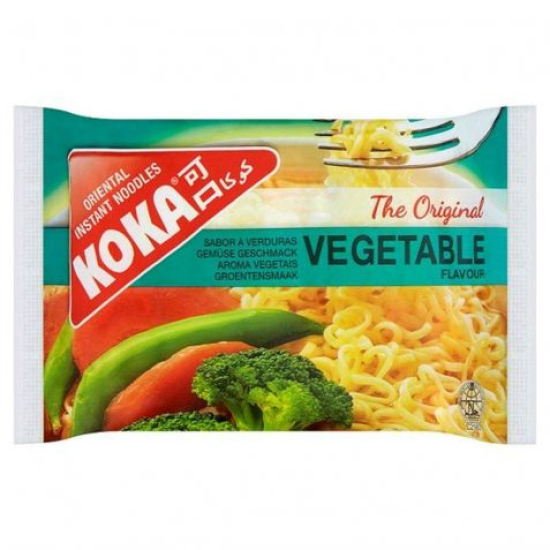 Koka Instant Noodles Vegetables 5 Pieces 85g, Pack Of 12