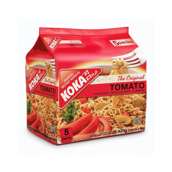 Koka Instant Noodles Tomato 5 Pieces 85g, Pack Of 12